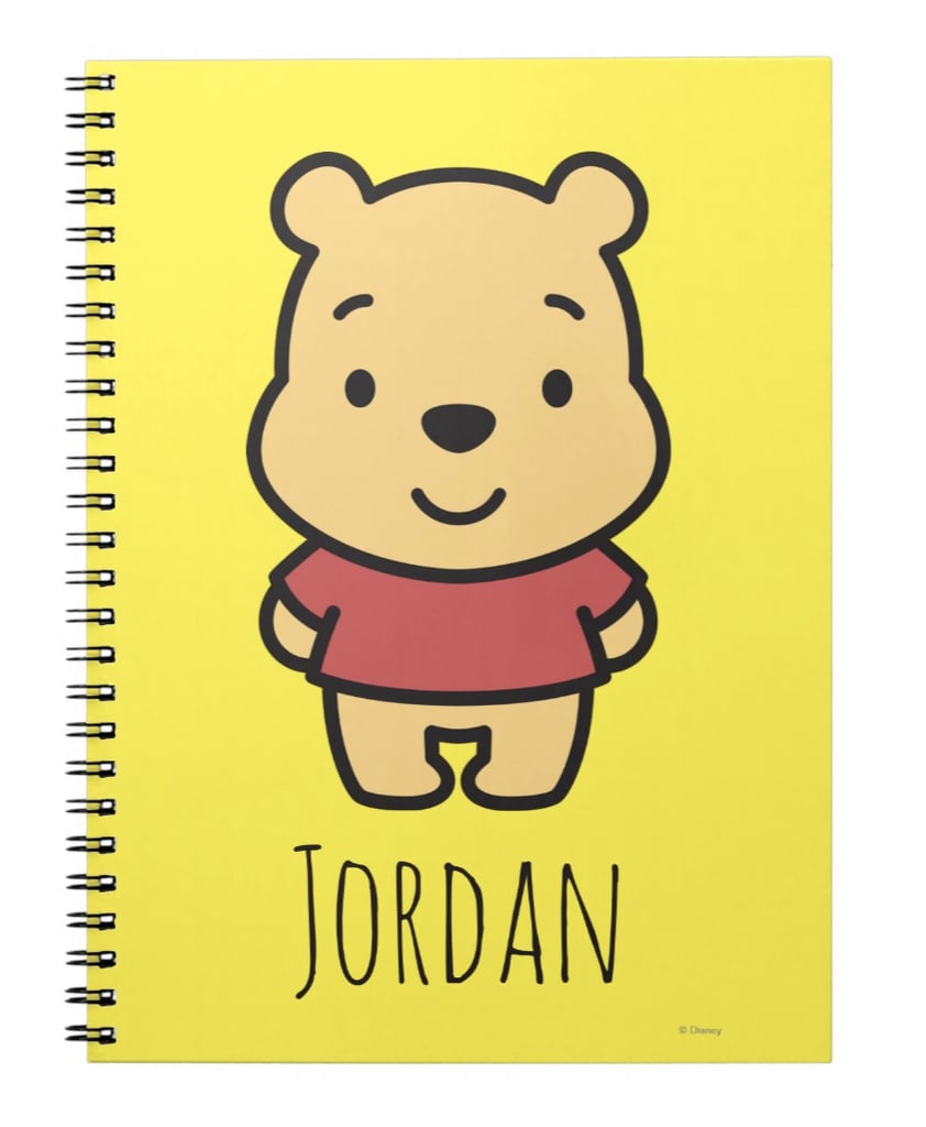Cuties Winnie the Pooh Personalized Notebook ($14)