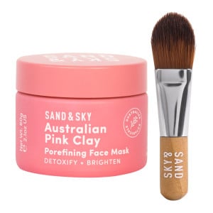 Sand and Sky Australian Pink Clay Porefining Face Mask