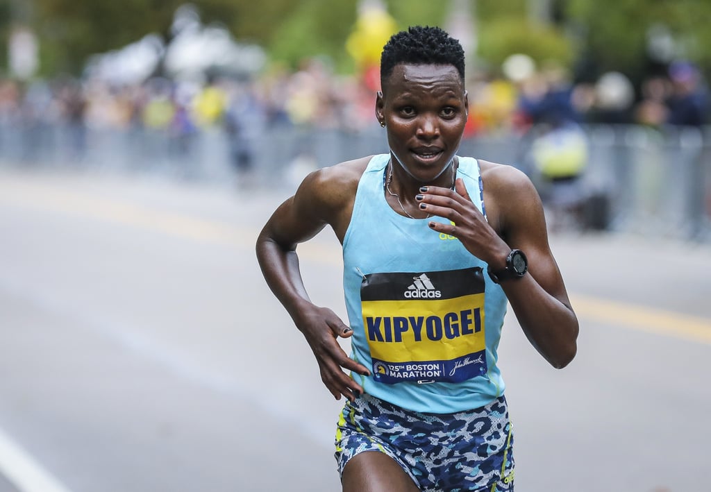 Diana Kipyogei Runs the 2021 Boston Marathon Women Winners of the