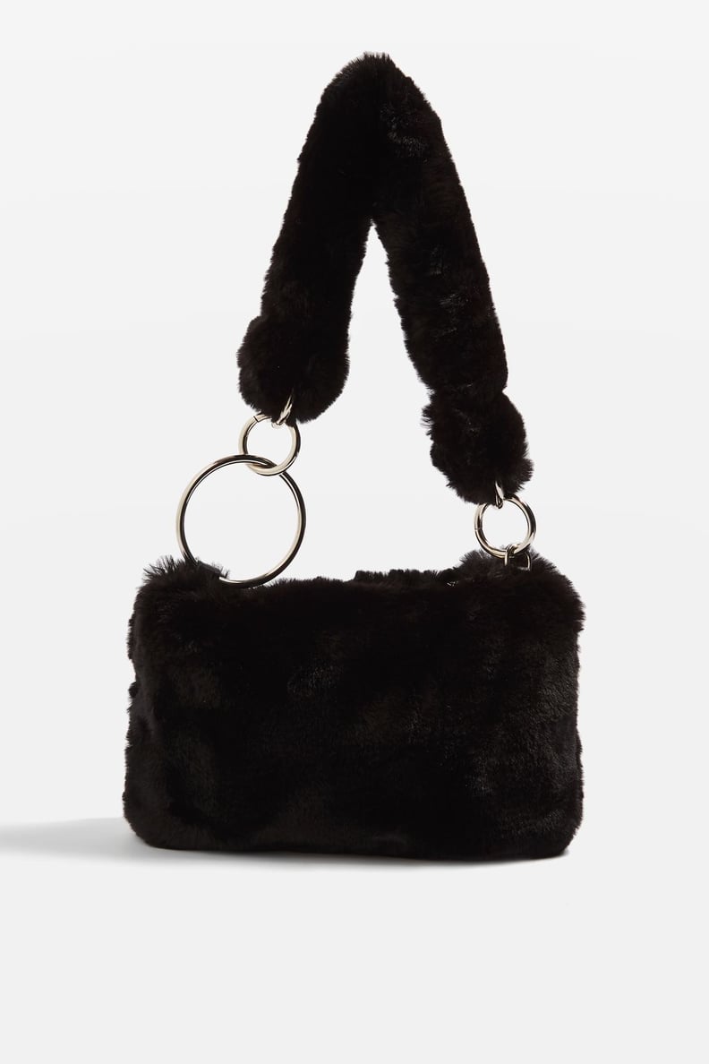 Teddy Faux Fur Shoulder Bag