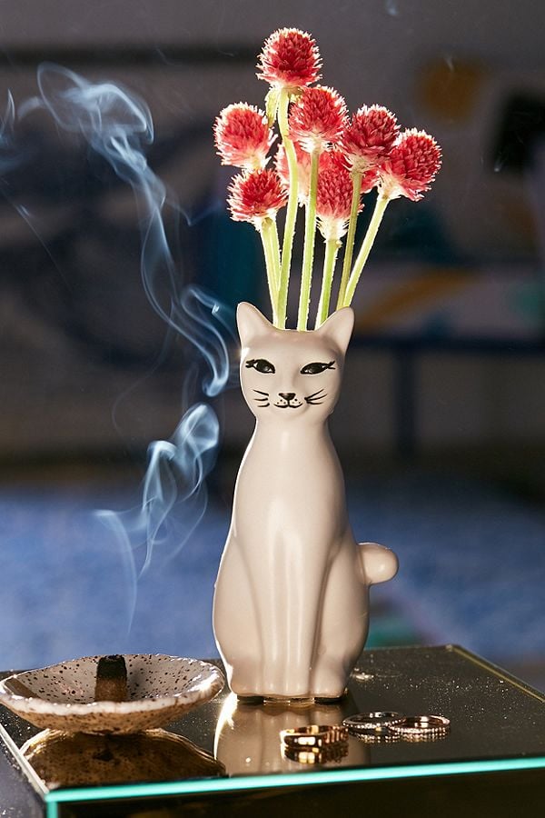 Kitty Bud Vase