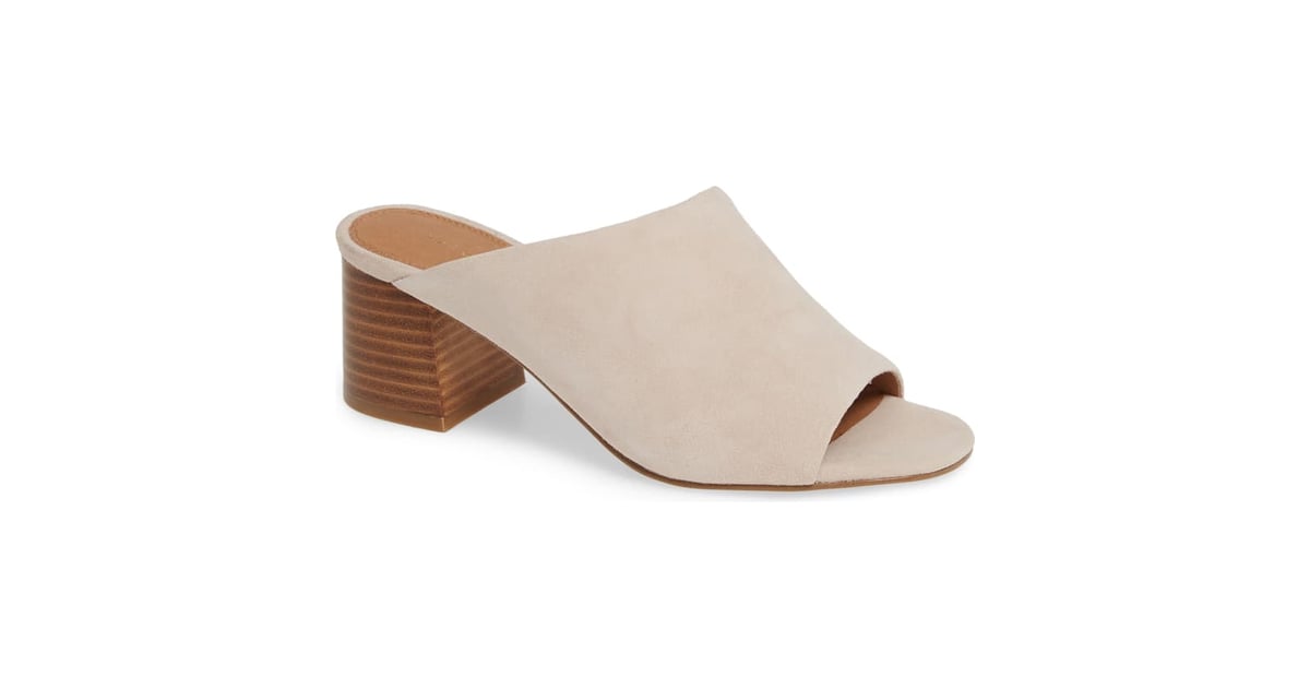 Halogen Faye Asymmetrical Slide Sandals 