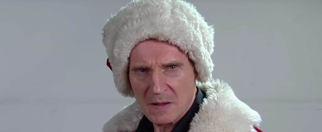Liam Neeson's Mall Santa Claus Audition on Late Show 2016