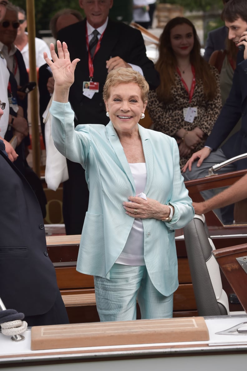 Julie Andrews Arriving at the Festival