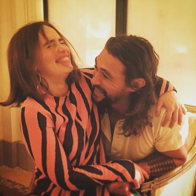 Emilia Clarke and Jason Momoa Reunite | Pictures