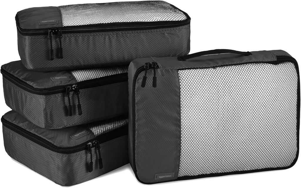 Amazon Basics Lightweight Packing Cubes Travel Organizer Set