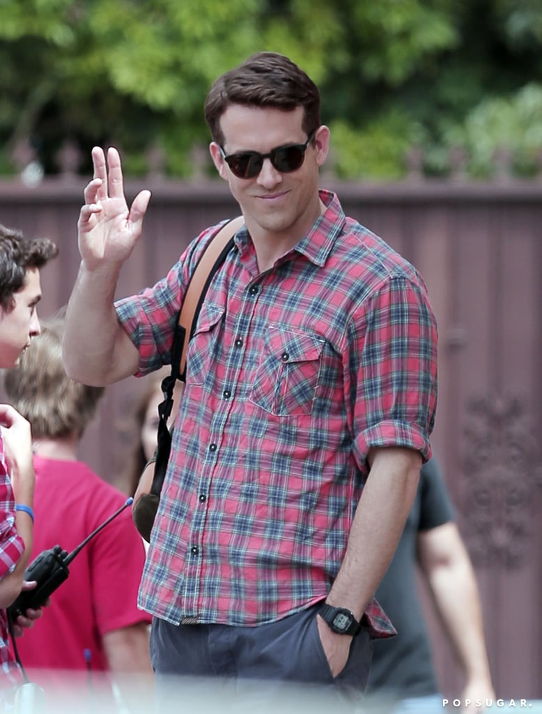 Ryan Reynolds on the Woman in Gold Set | Pictures
