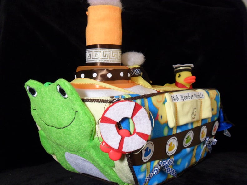 Rubber Duckie Diaper Boat