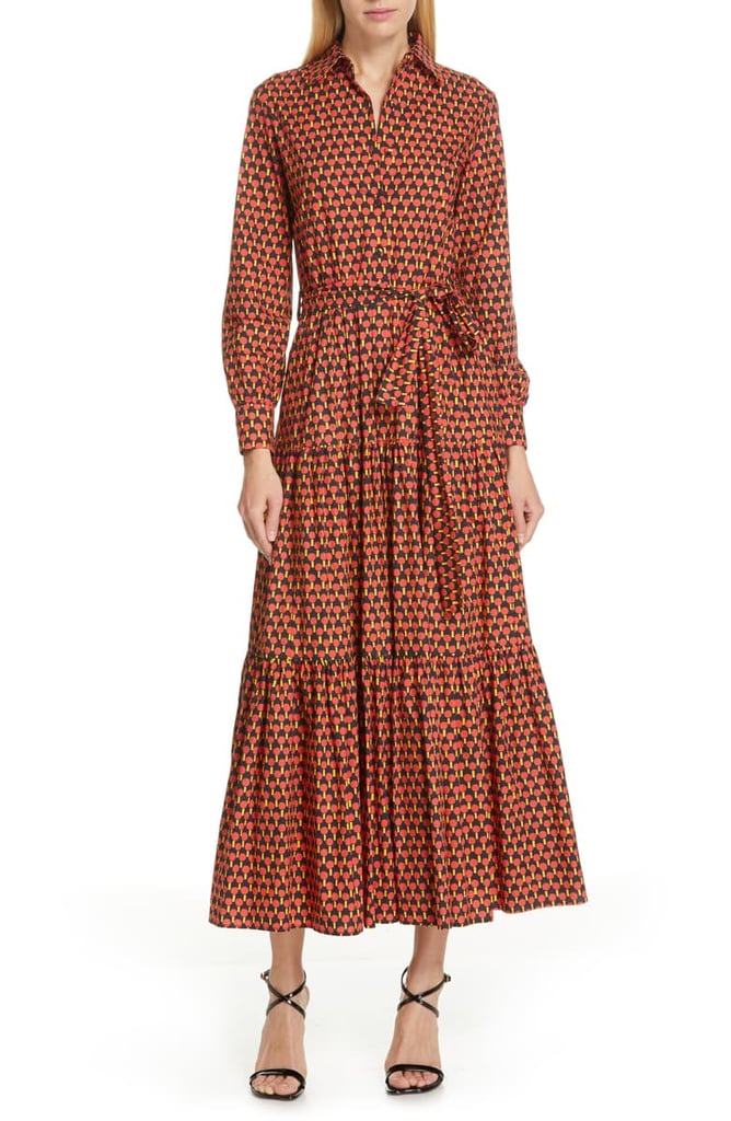 La DoubleJ Bellini Print Poplin Maxi Dress