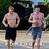 Shirtless Charlie Hunnam and Garrett Hedlund in Hawaii ...