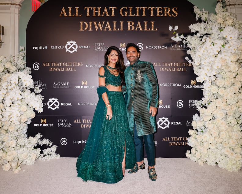 Shaheen Patel and Rohan Oza at the New York City All That Glitters Diwali Ball