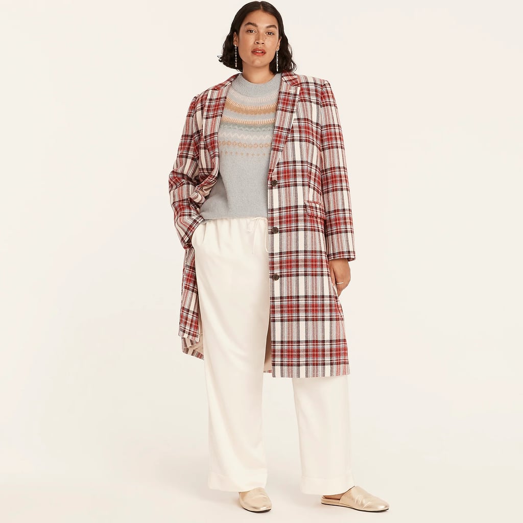 J.Crew Alfie Topcoat in Vintage Plaid Italian Wool