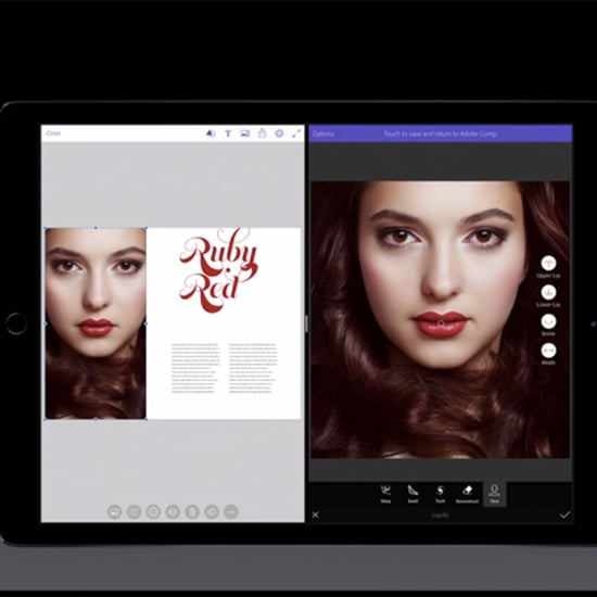 Apple Event Photoshops Model to Smile