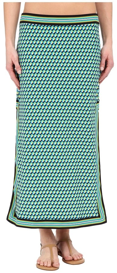 Michael Kors Mini Deco Cube High Slit Skirt Cover-Up ($576)
