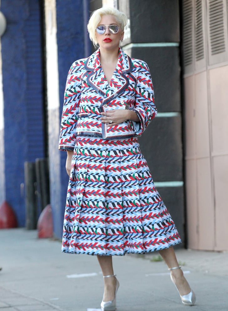 Lady Gaga Wearing a Chanel Suit | November 2015 | POPSUGAR Fashion
