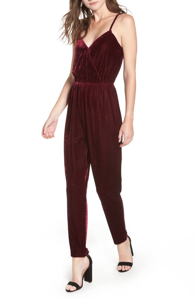 cupcakes and cashmere Velvet Jumpsuit