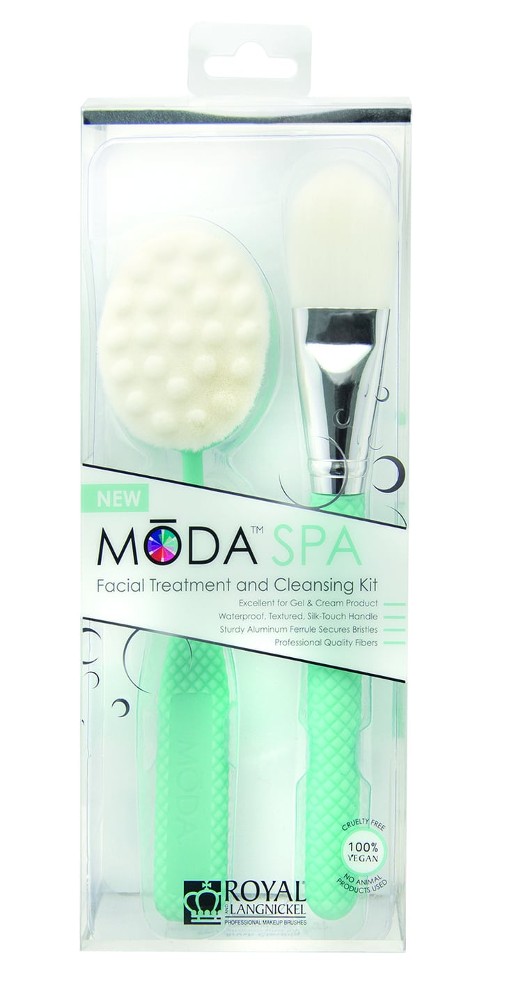 Moda Spa Facial Treatment and Cleansing Kit New Moda Brushes