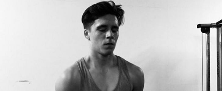 Brooklyn Beckham Posts a Workout Snap on Instagram