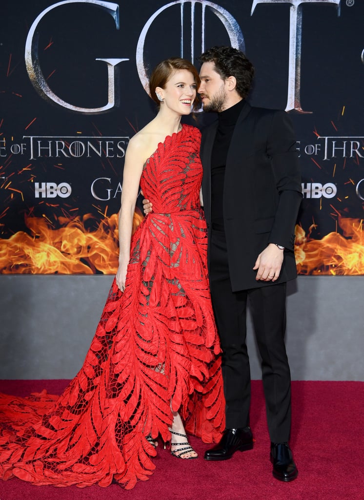 Kit Harington Rose Leslie at Game of Thrones Premiere 2019