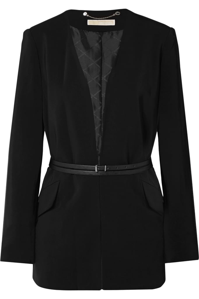 MICHAEL Michael Kors Belted Crepe Blazer