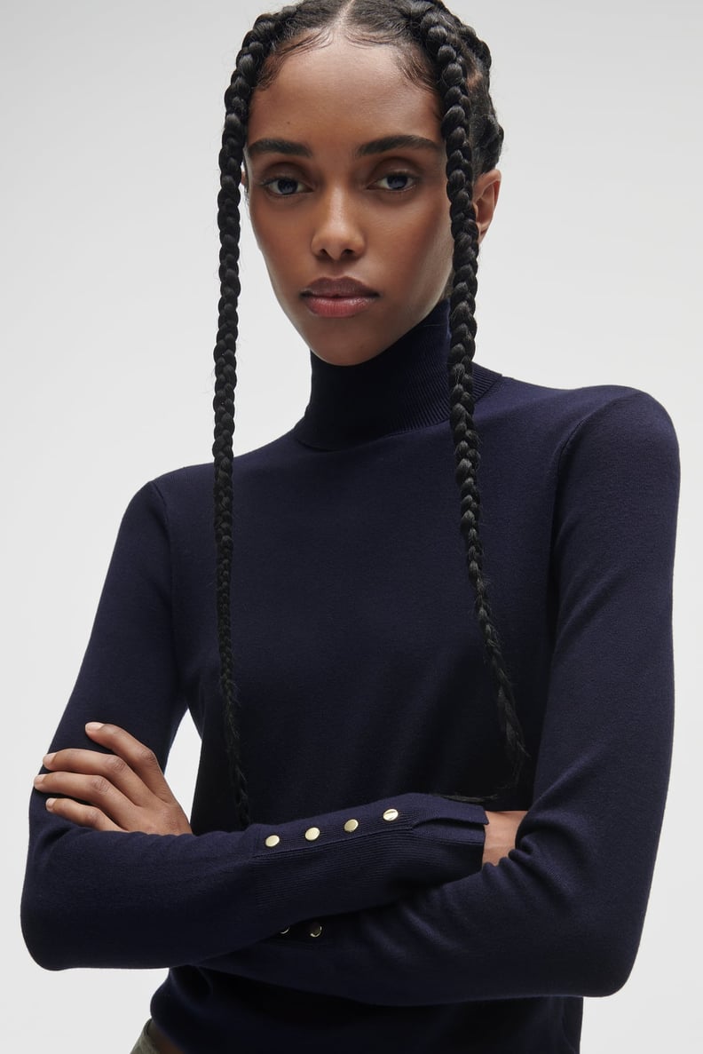Back to Basics: Zara Basic Turtleneck Knit Sweater