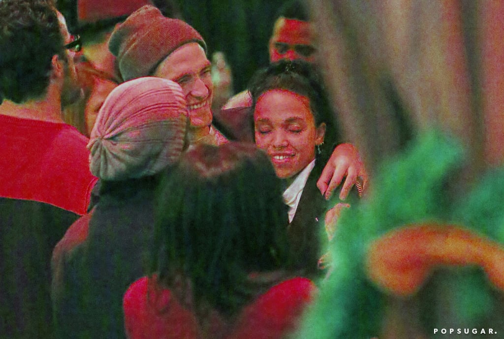 Robert Pattinson and FKA Twigs Kissing in LA