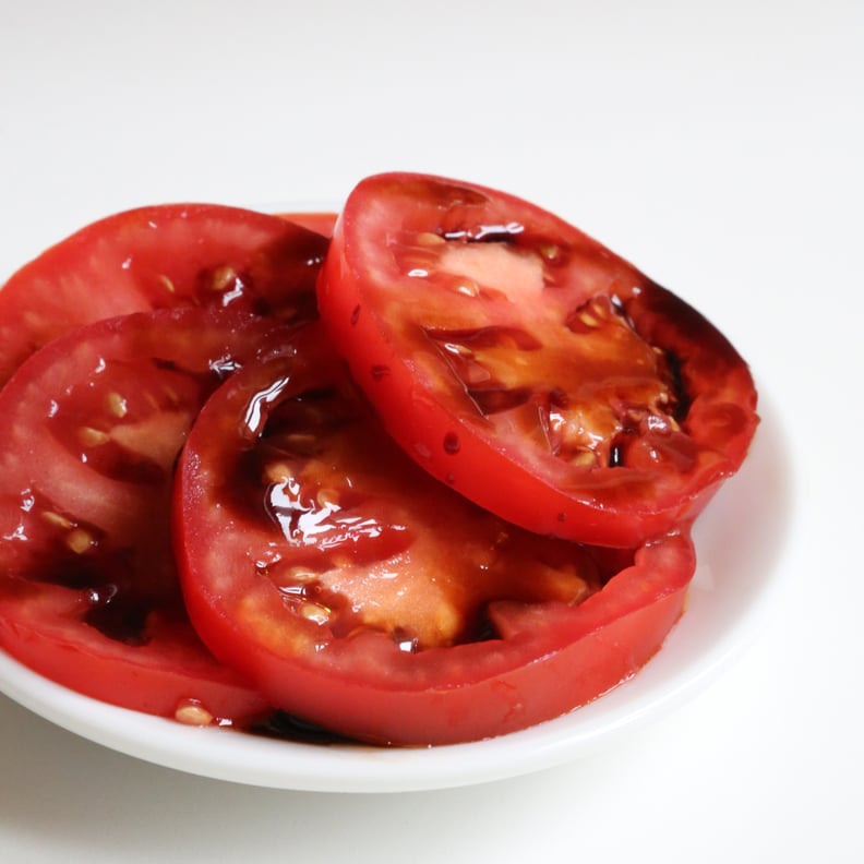 Tomatoes, Balsamic Glaze, and Olive Oil