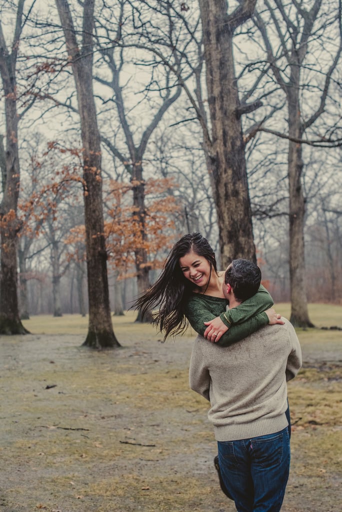 Rainy Engagement Shoot