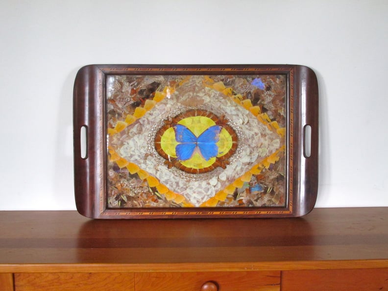 Art Deco Butterfly Wing Tray
