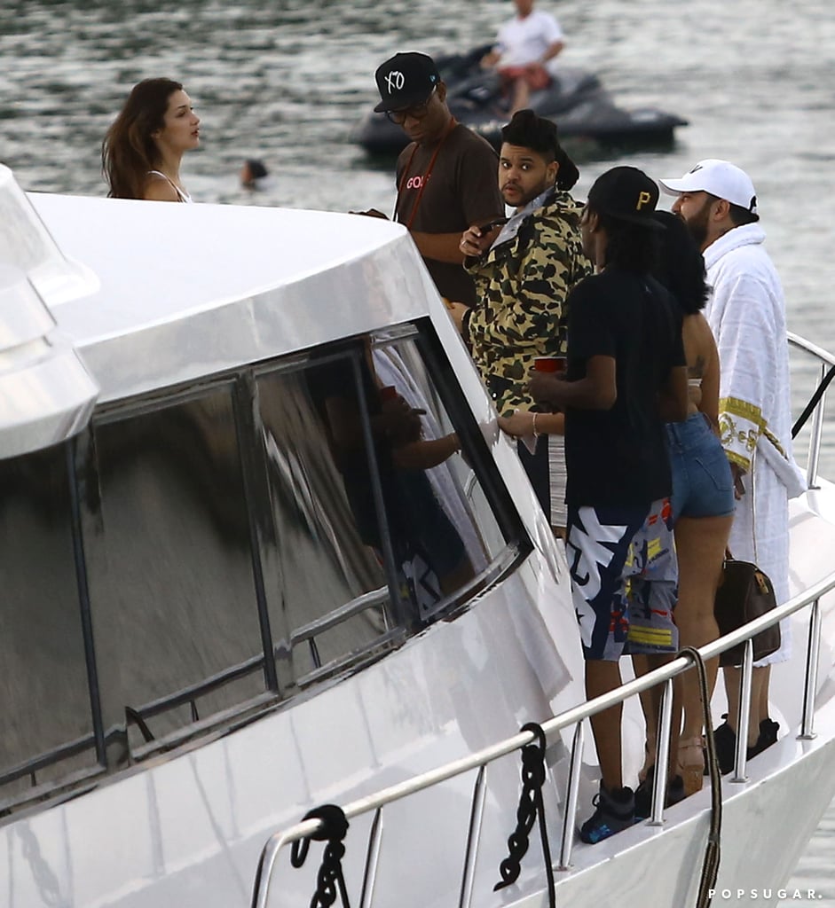 Bella Hadid and The Weeknd in Miami Together December 2015