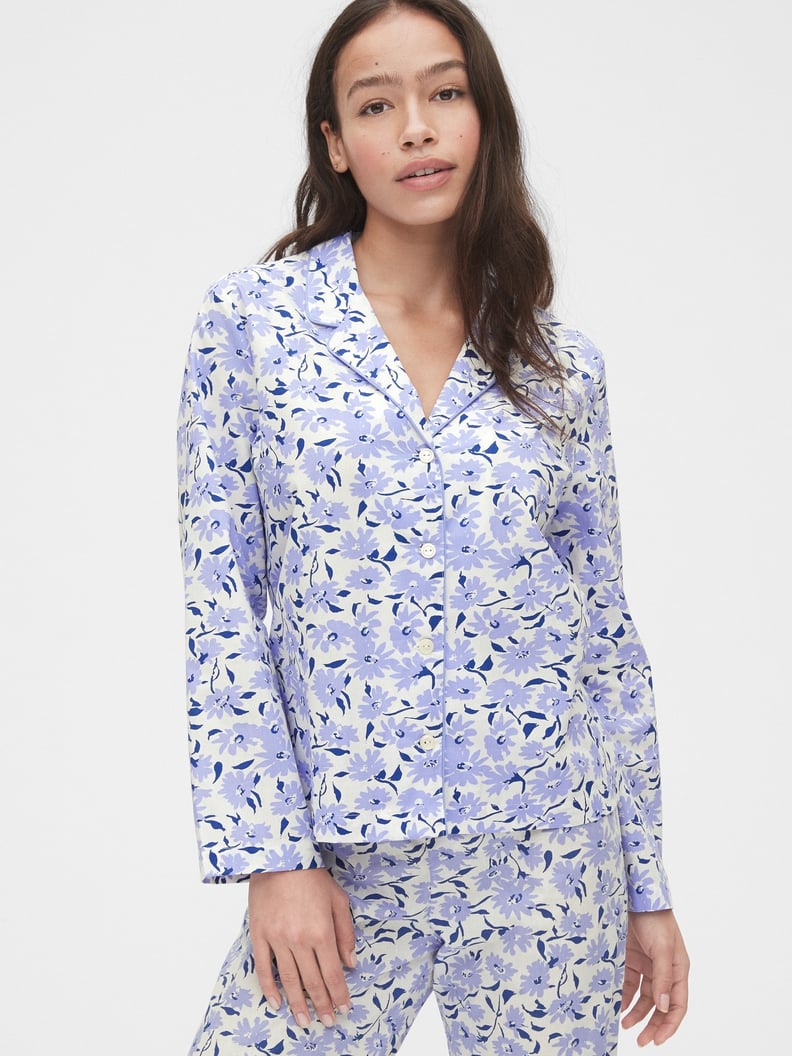 Gap Pajama Shirt in Poplin