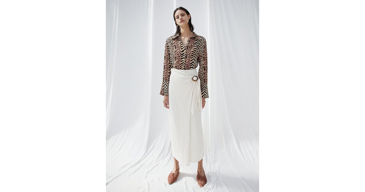 Nanushka Sasha Terry Knit Wrap Skirt | Fashion Trends July 2019 ...