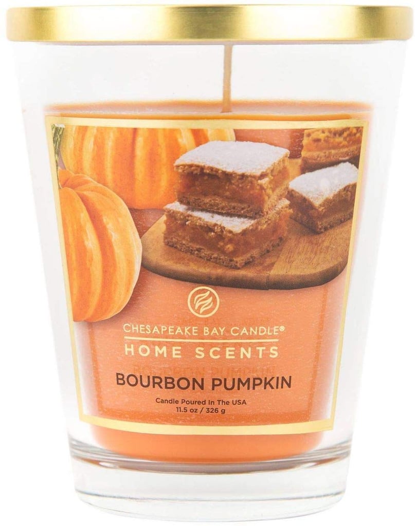 Bourbon Pumpkin Home Scents Glass Jar Candle