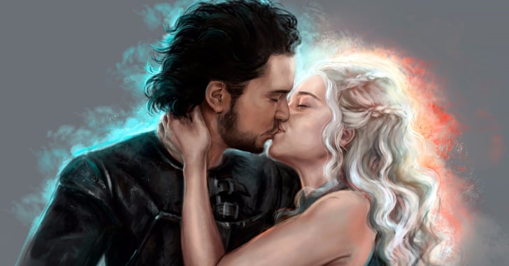 Jon Snow and Daenerys Fan Art  POPSUGAR Love &