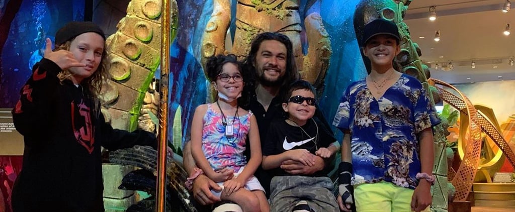 Jason Momoa Surprised Kids With the Make-A-Wish Foundation