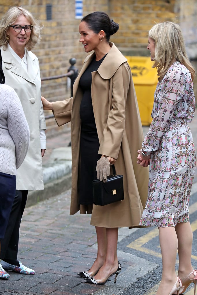 Meghan Markle Black Victoria Beckham Handbag January 2019