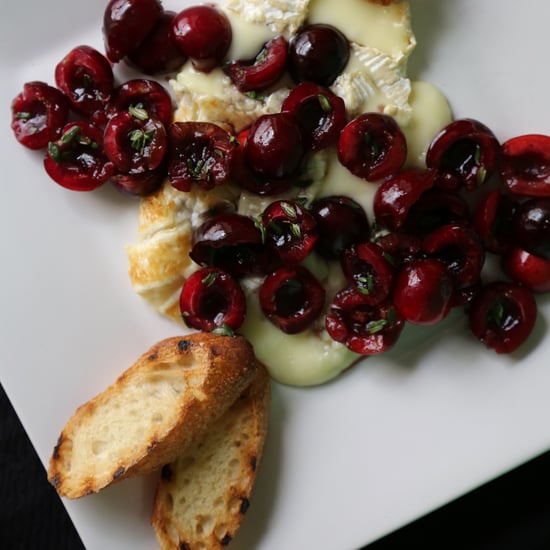 Grilled Brie With Fresh Cherries Recipe
