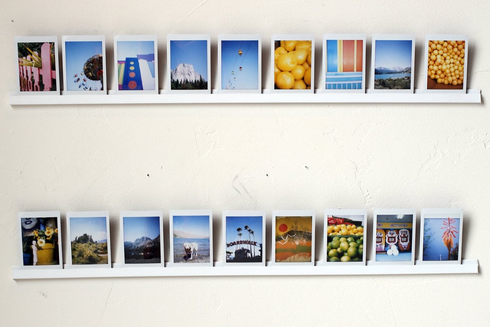 9. DIY Photo Ledge