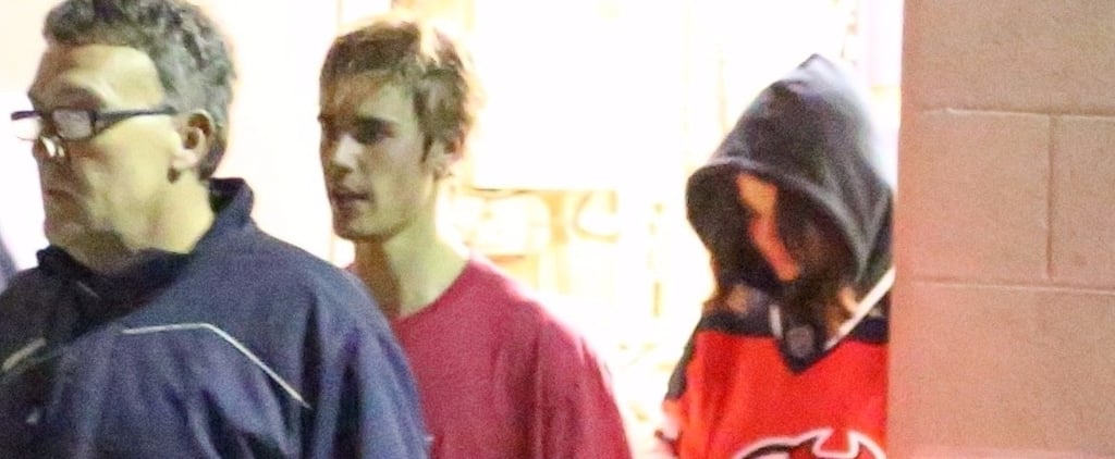 Selena Gomez and Justin Bieber at Hockey Game November 2017