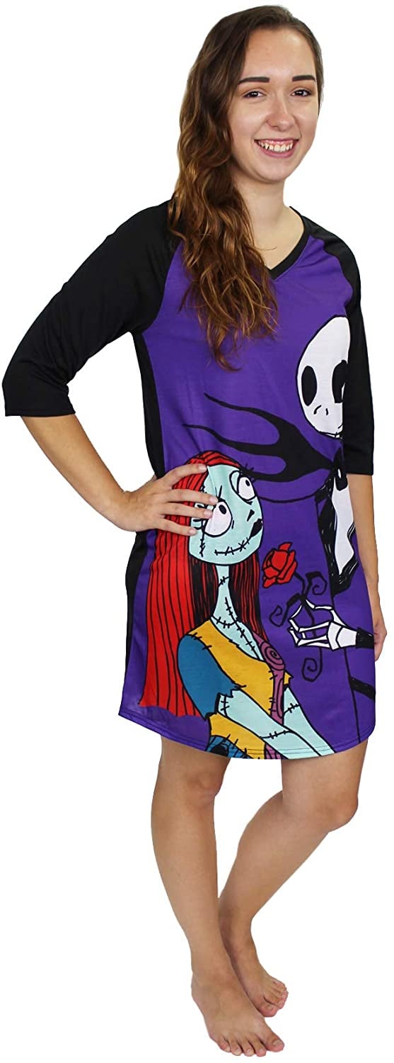 A Cozy Nightgown: Disney The Nightmare Before Christmas Dorm Nightgown