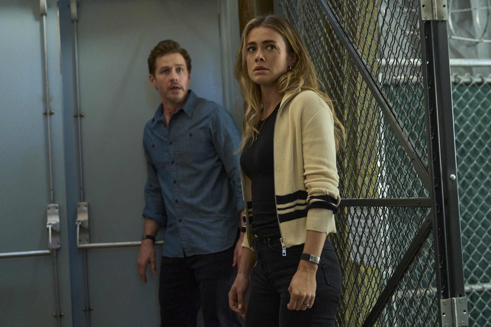 MANIFEST SEASON 04. (L to R) Josh Dallas as Ben Stone and Melissa Roxburgh as Michaela Stone in Manifest Season 04. Cr. Peter Kramer/Netflix © 2022