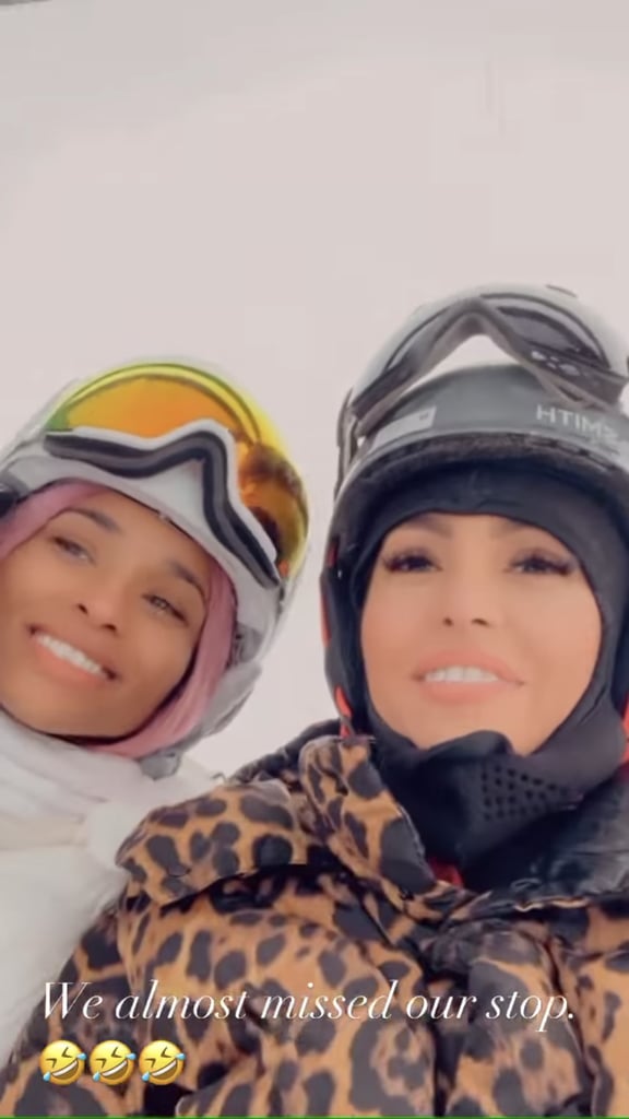Ciara and Vanessa Bryant Take Their Families on a Ski Trip