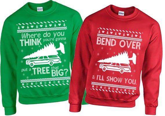 Where Do You Think You're Gonna Put a Tree That Big Sweater