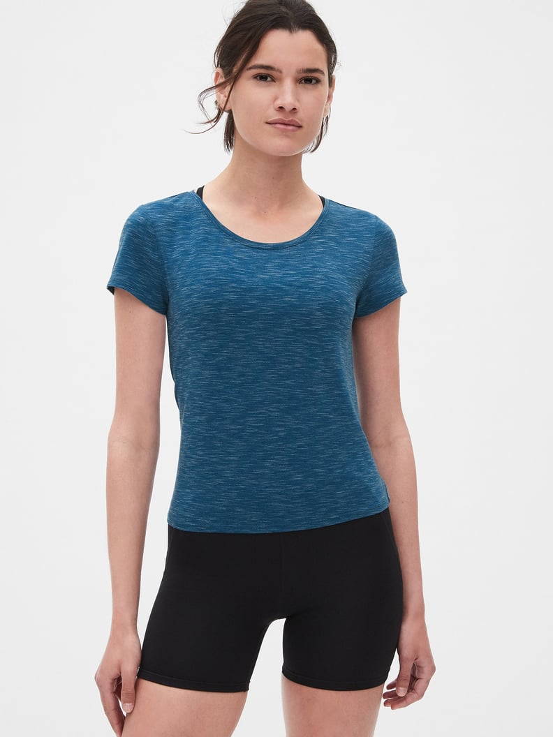 GapFit Breathe Crossover Tie-Back T-Shirt