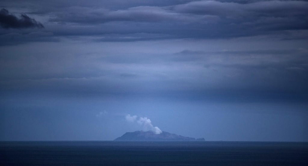 Pictures of the White Island Volcano Eruption in New Zealand