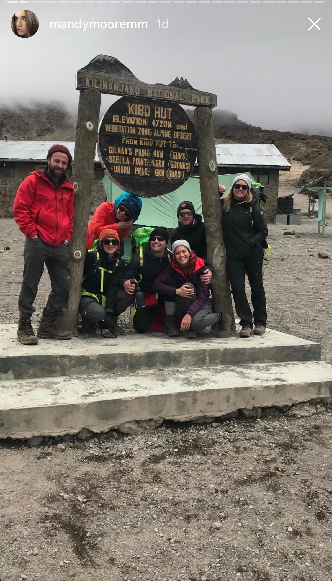 Mandy Moore Climbs Mt Kilimanjaro 2018 Popsugar Celebrity