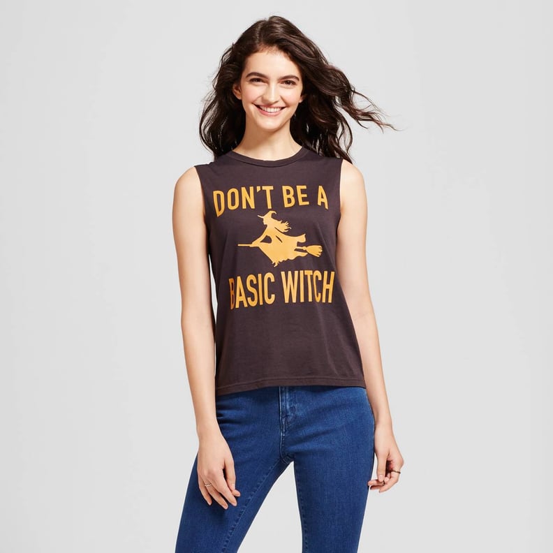 Fifth Sun Don't Be a Basic Witch Graphic Tank