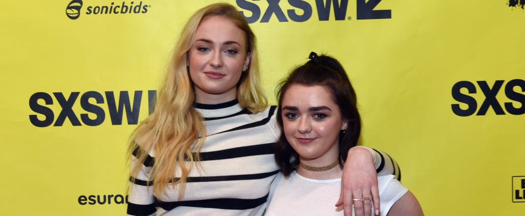 Maisie Williams and Sophie Turner GIFs