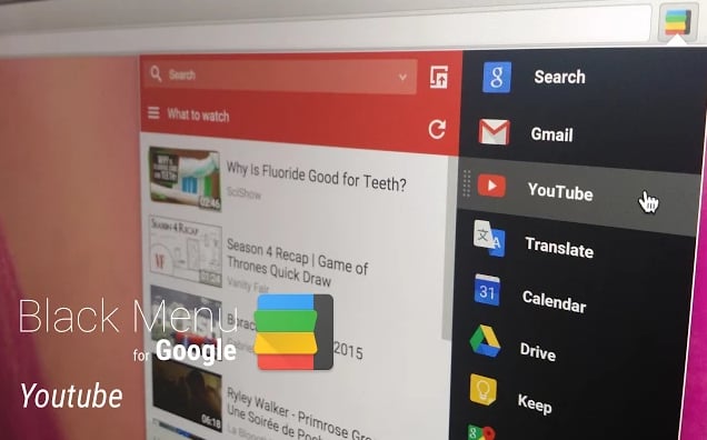 Get to your favorite Google apps easily