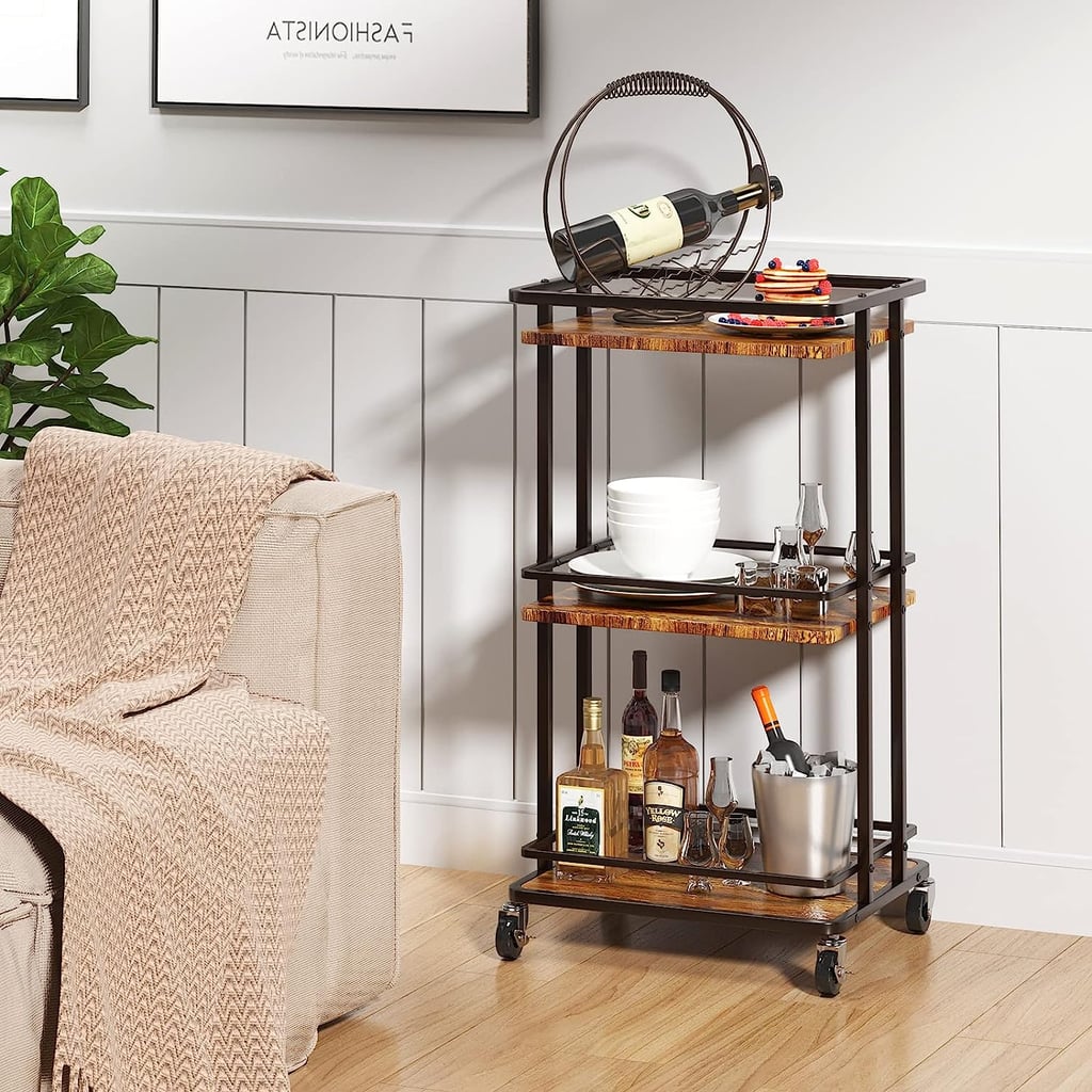Best Narrow Industrial Bar Cart